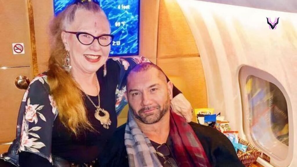 With Son Dave Bautista